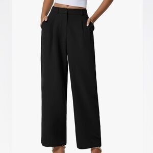 NWT 🖤 High Waisted Wide Leg Black Dress Pants